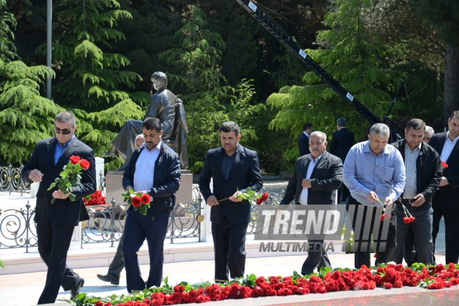 Azerbaijan marks 93rd birthday anniversary of National Leader Heydar Aliyev. Azerbaijan, Baku, 10 May 2016 